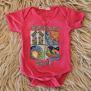 Baby Girl Barcelona Onesie